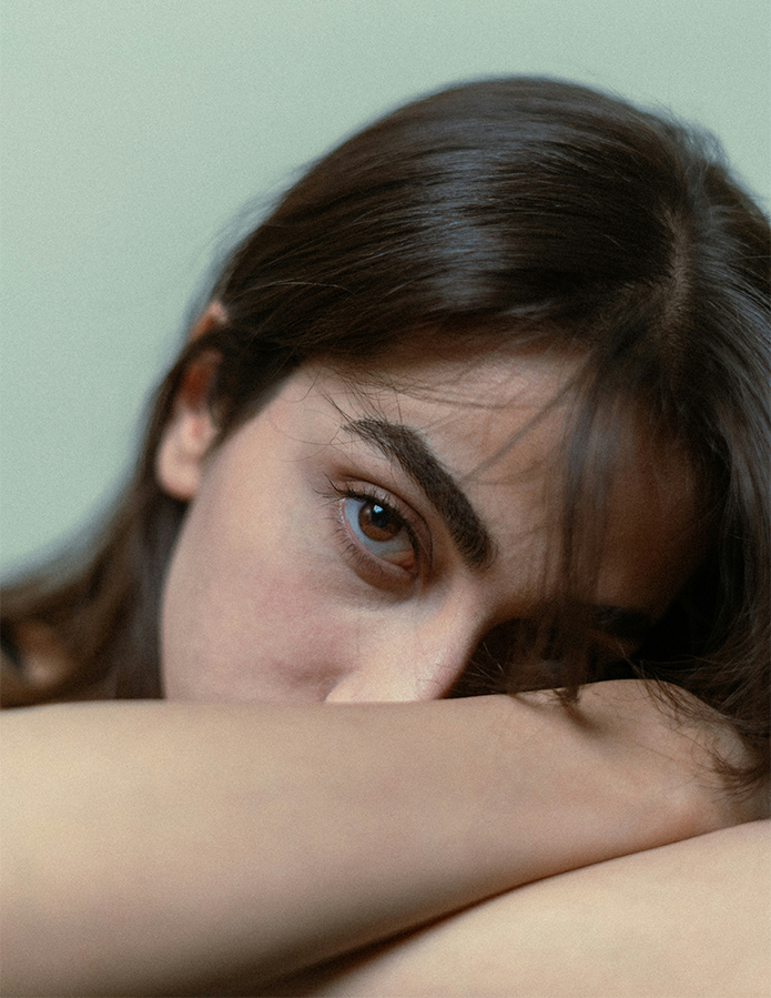 Woman with PCOS looking depressed